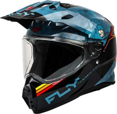 Fly Racing Trekker Kryptek Conceal Helmet Slate/Black/Red Large