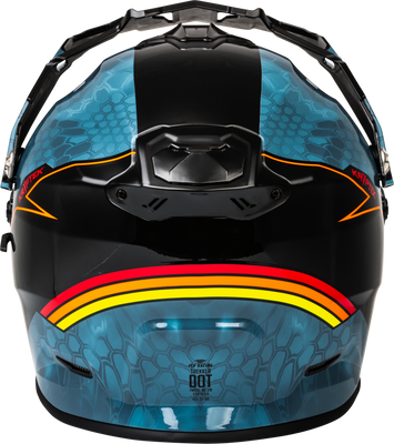 Fly Racing Trekker Kryptek Conceal Helmet Slate/Black/Red Large