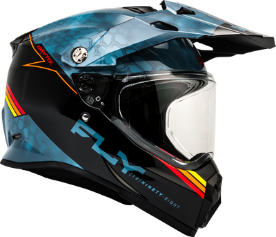 Fly Racing Trekker Kryptek Conceal Helmet Slate/Black/Red Large