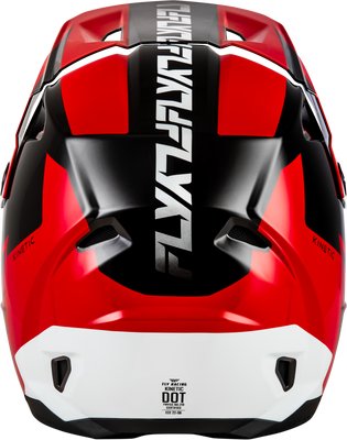 FLY Racing Kinetic Crest Helmet Red/Black/White XS – Off-Road Motorcycle Helmet with Advanced Ventilation and Safety Features