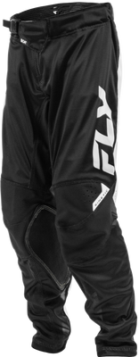 Fly Racing Youth Kinetic Mesh Pants Black/White Size 24 with BOA Fit System