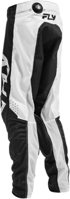 Fly Racing Youth Kinetic Mesh Pants Black/White Size 22 with BOA® Fit System