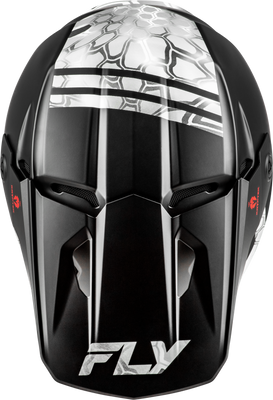 FLY RACING Kinetic Verdict Kryptek Helmet Black/Grey XL – Off-Road Motorcycle Helmet with Enhanced Ventilation and Safety Features