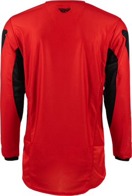 Fly Racing Kinetic Mesh Jersey Red/Black/White Large - Breathable Off-Road Riding Gear