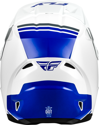 FLY Racing Kinetic Verdict Helmet White/Blue/Grey 2X – Off-Road Motorcycle Helmet with Advanced Ventilation and Safety Features