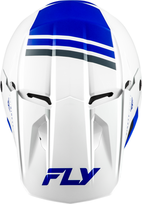 FLY Racing Kinetic Verdict Helmet White/Blue/Grey 2X – Off-Road Motorcycle Helmet with Advanced Ventilation and Safety Features