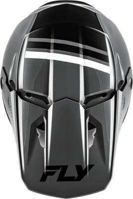 FLY Racing Kinetic Verdict Helmet Grey/Black/White Small – DOT & ECE22.06 Approved Off-Road Motorcycle Helmet