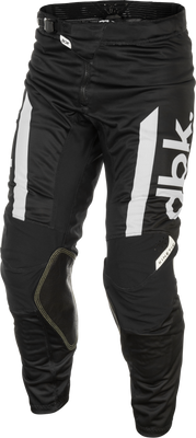 Fly Racing Kinetic Mesh DBK Pants Black/White Size 28 – Lightweight Riding Gear with BOA Fit System