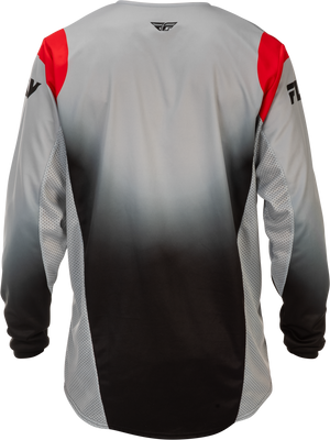 Fly Racing Kinetic Dbk Jersey Grey/Black/Red XL - Lightweight and Durable Motocross Jersey