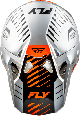 Fly Racing Formula Cp Slice Helmet Grey/Orange/Black XS – Lightweight DOT & ECE Approved Motorcycle Helmet