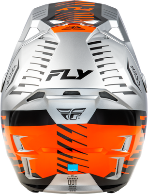 Fly Racing Formula CP Slice Helmet Grey/Orange/Black XL – Lightweight Impact-Resistant Motorcycle Helmet with Advanced Safety Features