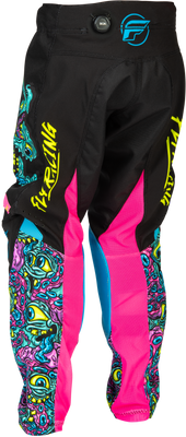 Fly Racing Youth Kinetic Mutant Pants Black/Multi Size 20 – Durable and Comfortable Motocross Gear
