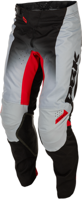 Fly Racing Kinetic DBK Pants Grey/Black/Red Size 42 – Durable Moto Riding Gear