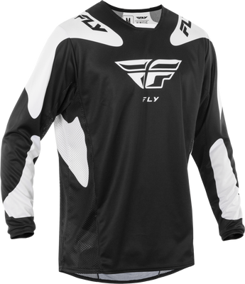Fly Racing Kinetic Sym Jersey Black/White Medium for Men