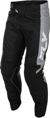 Fly Racing Kinetic Pants Black/Grey Size 30 - Durable and Comfortable Motorcycle Riding Gear