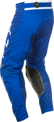 Fly Racing Kinetic Center Pants Navy/White Size 28 – Durable, Ventilated Motorcycle Riding Pants