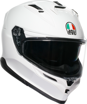 AGV K7 Mono Helmet - White, Medium - Advanced Ventilation and Safety Features