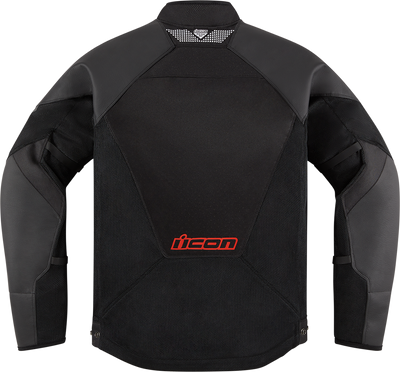 ICON Mesh AF™ Leather Jacket Slayer XL - Premium Motorcycle Riding Gear