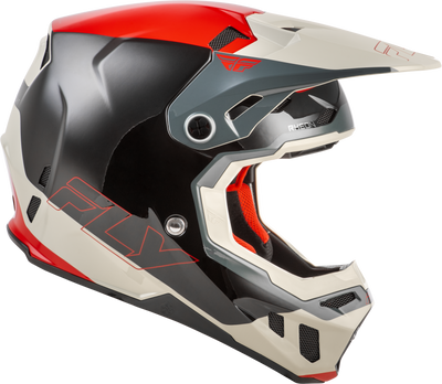 Fly Racing Youth Formula CC Glide Helmet Black/Red/Grey YL with Advanced Impact Protection