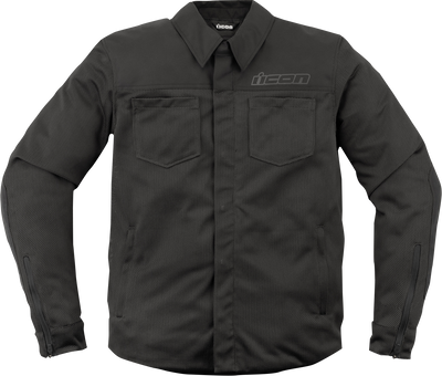ICON Upstate Mesh CE™ Jacket in Black - Large (Part Number 2820-6219)