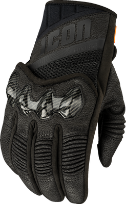 ICON Contra3™ Gloves Black - Small, Part Number 3301-4881