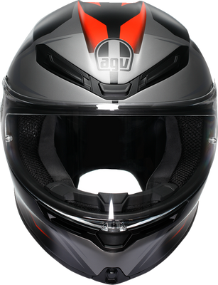 AGV K6 S Helmet Karve Matte Black/Gray/Red Small - Advanced Safety and Comfort