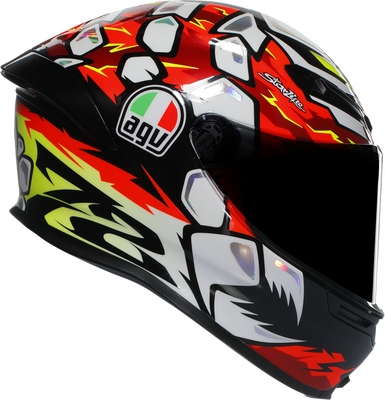 AGV K6 S Bezzecchi 2024 Helmet - 2XL with Carbon-Aramid Shell and Advanced Ventilation