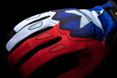 ICON Hooligan™ CE Tejas Libre Gloves - Blue, Size XL - Part #3301-4719