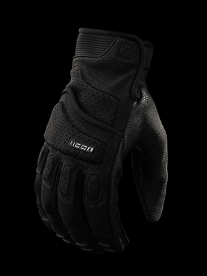 ICON Women's Superduty3™ Gloves - Black, XL - Excellent motocross and street riding protection