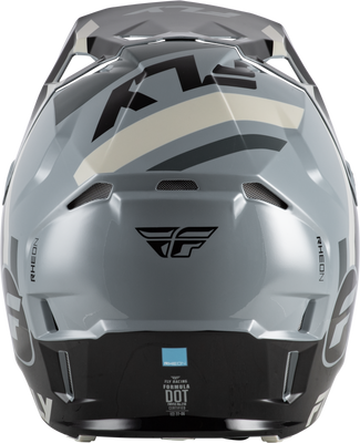 Fly Racing Youth Formula CP Seal Helmet Black/Grey/Light Grey YL