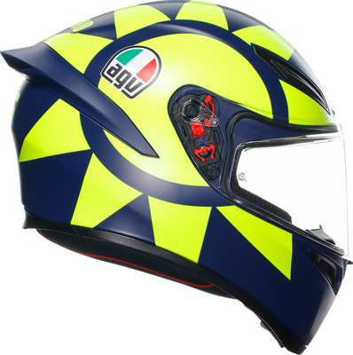 AGV K1 S Soleluna 2018 Motorcycle Helmet XL – High-Performance Racing Helmet with Ventilation and Advanced Safety Features