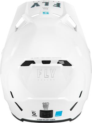 Fly Racing Formula S Carbon Solid Helmet White Small - Advanced Impact Protection and Smart Safety Features