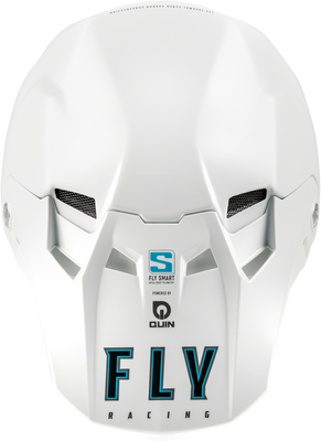 Fly Racing Formula S Carbon Solid Helmet White Small - Advanced Impact Protection and Smart Safety Features