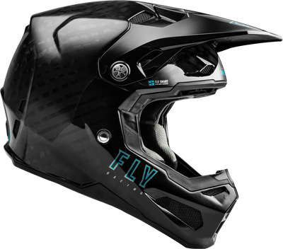 Fly Racing Formula S Carbon Helmet Black 2X S1a — Advanced Impact Protection with Crash Detection and Bluetooth Connectivity