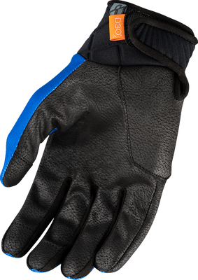 ICON Anthem3™ Gloves - Blue, Medium - Reinforced D3O® Knuckle Protection