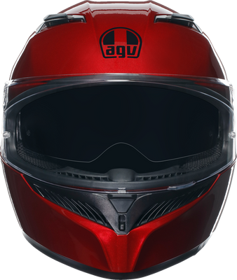 AGV K3 Helmet - Competizione Red, Small - Versatile Full-Face Motorcycle Helmet with Built-In Sun Visor and Pinlock Lens