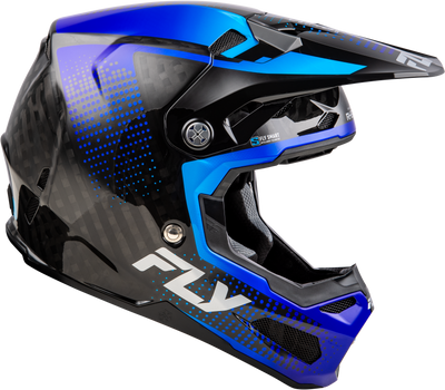 Fly Racing Formula S Carbon Protocol Helmet Black and Blue – XS