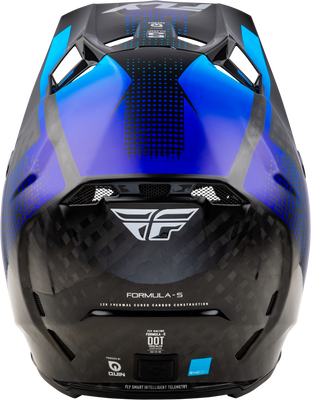 Fly Racing Formula S Carbon Protocol Helmet Black/Blue, Part Number 73-4466M