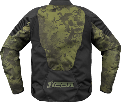 ICON Overlord3™ Magnacross Jacket in Green Camo - 2XL (Part Number 2820-6722)