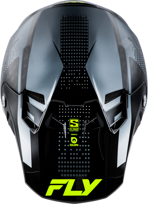 Fly Racing Formula S Carbon Protocol Helmet Black, Carbon/Grey/Hi Vis, Part 73-44642X