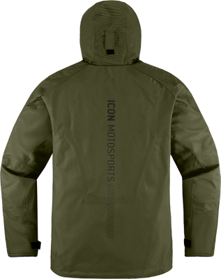 ICON PDX3™ Jacket Olive Small with Removable Insulated Vest Liner and D3O® Impact Protectors