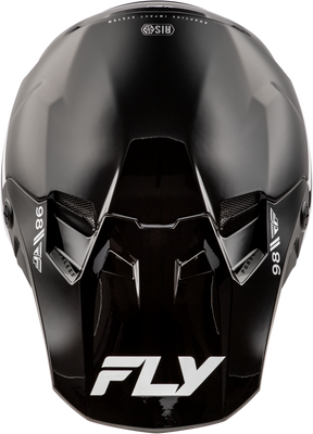 Fly Racing Formula CC Objective Helmet Black/White XS - Lightweight, Impact-Resistant Motorcycle Helmet