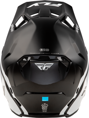Fly Racing Formula CC Objective Helmet Black/White Small - Lightweight Impact Protection with Advanced Safety Features