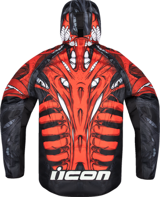 ICON Airform Manik'r™ Jacket in Red – Size Large with Advanced Impact Protection