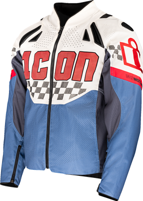 ICON Contra3™ Hero Jacket - Blue - Large (Part No. 2820-7058)