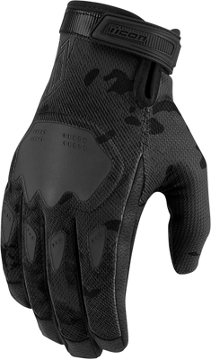 ICON Hooligan™ CE Gloves - Dark Camo, Medium (Part #3301-4397)