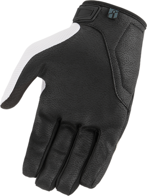 ICON Hooligan CE Gloves - White - XL - Urban Sport Motorcycle Riding Gear