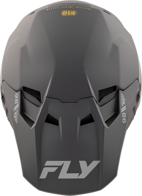 Fly Racing Formula CC Objective Helmet Matte Black/Grey XL - Lightweight Impact-Resistant Motorcycle Helmet