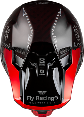 Fly Racing Formula S Carbon Legacy Helmet Red Carbon/Black XS