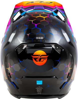 Fly Racing Formula CC Tektonic Helmet Black/Sunset 2X - Advanced Impact Protection and Lightweight Design